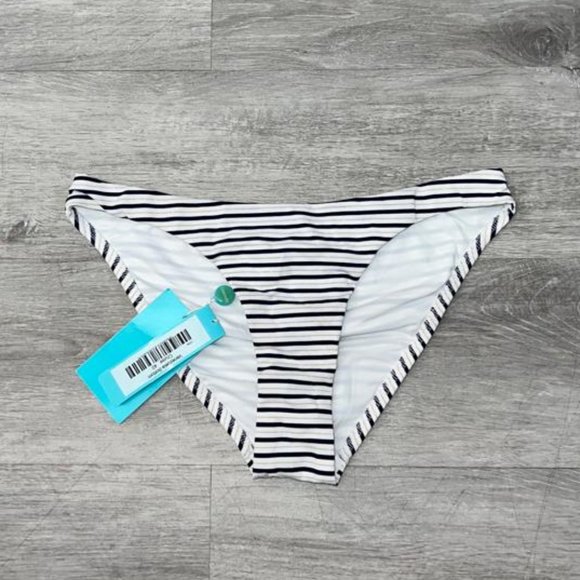 Melissa Odabash Venezuela Striped Swim Bikini Bottoms - Picture 3 of 4